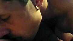 Driftwood licks Barefoot Kontessa's wet shaved pussy