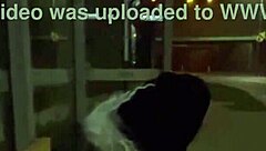 olivia the trans shemale flashes her dick and ass on the public street