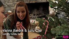 Santa's naughty helpers get deepthroat and cumshots. Petite Asians in group fun – who will cum first?