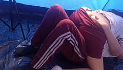 Hot Students Fuck Hiddenly In Tent