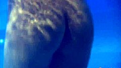 brunette beauty dancing striptease natural curves