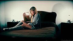 Petite Teen Candice Masturbates Flower