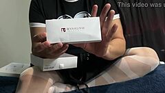 Astarioth reveals vibrator in bag, becoming lover for wet pussy squirting orgasm