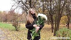 Pregnant Pornstar Struggles with Long Outdoor Walks!