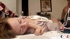 Blonde French Slut Spanked In Doggystyle Deepthroat Fun