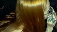 hey, went with my redhead friend to a wild glory hole!