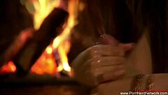 Erotic session with brunette indian pornstar dancing naked and feeling fine