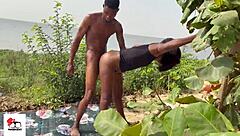 Magiksex: Skinny Amateur Gets Doggystyle Fuck And Blowjob On Beach With Stranger In Public