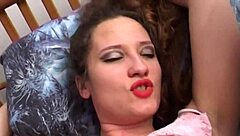 Italian Brunette Fucks Big Cock In Ass And Masturbates