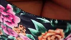 Madura upskirt in public, damn she gave it up!