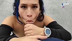 Katty Blake Sucks And Fucks Big Cock Until Cum In Mouth In Public