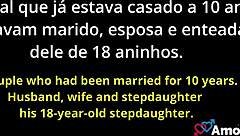 Marido devours his own stepdaughter with massive cock in taboo clash