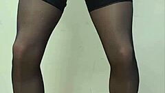 check out this tgirl cum compilation in pantyhose