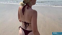 Gorgeous blonde lolipop says 'fuck me hard, mark pirson'