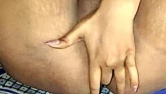 desi beauty alisha bhabhi in closeup view of her features