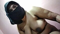 Hot indian fucked at home with huge natural tits 😍 first time friend girlfriend homemade