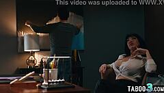 naughty latina housewife seduces the director on set