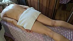 Asian Stepbrother Gets Oil Massage with Happy Ending