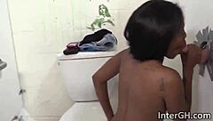 Does Brie Simone Slurp That Big White Cock?