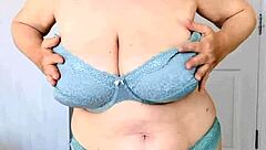 Hottest Busty Granny Shows Off Her Natural Big Tits