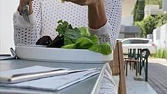 sunny leone, the indian porn legend, fucks outdoors and dives into milf pussy. she licks and rims in lesbian action