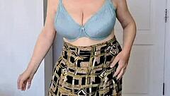 Hottest Busty Granny Shows Off Her Natural Big Tits