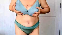 Hottest Busty Granny Shows Off Her Natural Big Tits