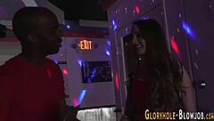 Oh wow, teenager sucks fat dick at gloryhole!