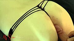 Amateur Wife Performs Assjob in Sexy Panties for Homemade Video