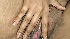 desi beauty alisha bhabhi in closeup view of her features