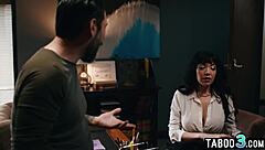 naughty latina housewife seduces the director on set