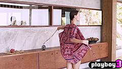 kate jones stuns with her amazing naked body in playboy shoot.