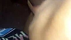 A quick blowjob in the abandoned bathroom