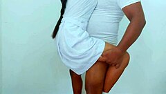 Afterschool, the cute couple fucks hard with handjob and riding in uniform.