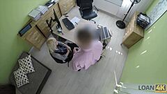 Loan4k Agent Bangs Tight Teen 18+ Pussy Then He Approves Girls Loan