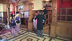 Rough Anal Sex Orgy with Moaning Whores in Dirty Mansion