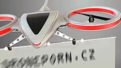 Alisa is trying nipple stickers for the first time on the beach with her huge natural tits