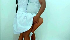 Afterschool, the cute couple fucks hard with handjob and riding in uniform.