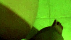 Skinny Slut Gets Banged Hard on Balcony with Cumshot