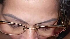 Mom what are you doing with my panties now suck me off