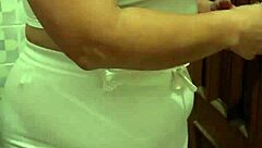 Mom what are you doing with my panties now suck me off