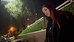 italian milf artemisia love smokes solo outdoors