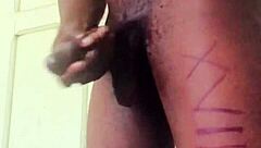 Watch This Big Black Cock Get Jerked Off