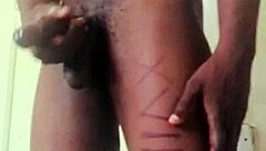 Watch This Big Black Cock Get Jerked Off