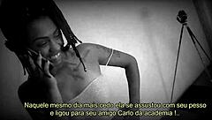 Brunette Slut From Gym Rides Muscular Guy