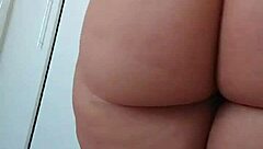 dancing naked with big tits and ass on display