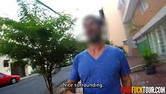 Latina Couple's Morning Walk Leads To Passionate Fuck