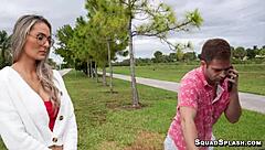 Nicky Rebel engages in passionate session with Mandy Rhea