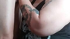 The guy meets a chubby redhead woman who suggests sex, leading to blowjob and cumshot