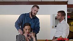 Unique Hot Receptionist At Mylfex Company!